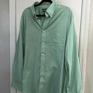 Green dress shirt 18.5 neck